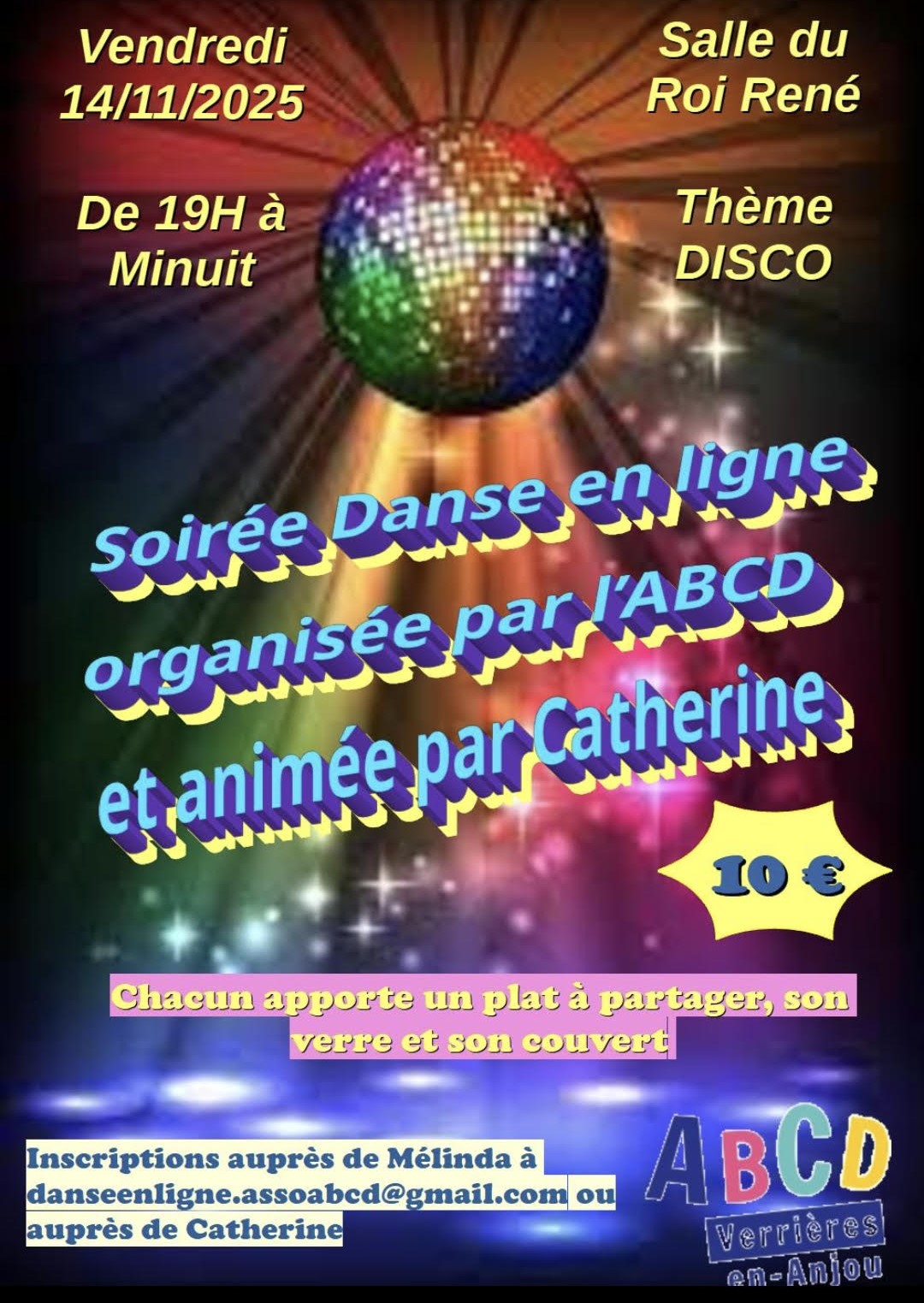 Soirée Danse en Ligne le 14 novembre 25